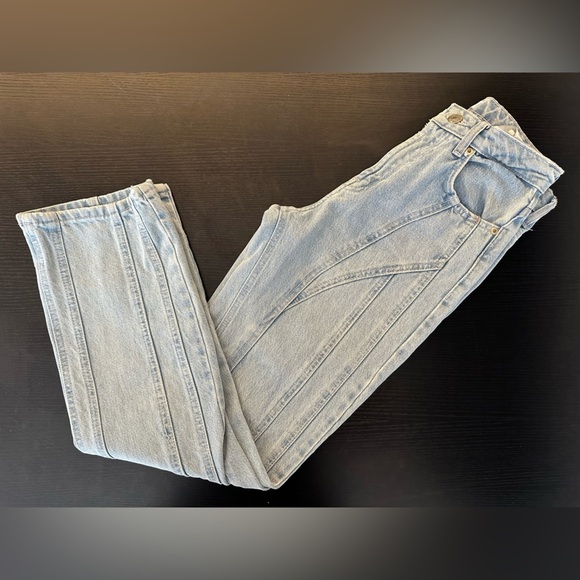 Zara Denim - Zara Women's Light Blue Straight Leg Jeans